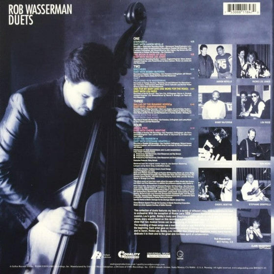 Rob Wasserman - Duets (2LP, 45RPM, 200g) - AudioSoundMusic