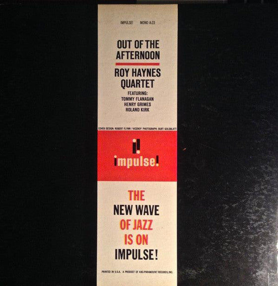 Roy Haynes Quartet - Out Of The Afternoon (1LP, 33RPM) - AudioSoundMusic