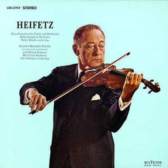 Rózsa : Concerto For Violin And Orchestra - Benjamin : Romantic Fantasy - Jascha Heifetz (200g) - AudioSoundMusic