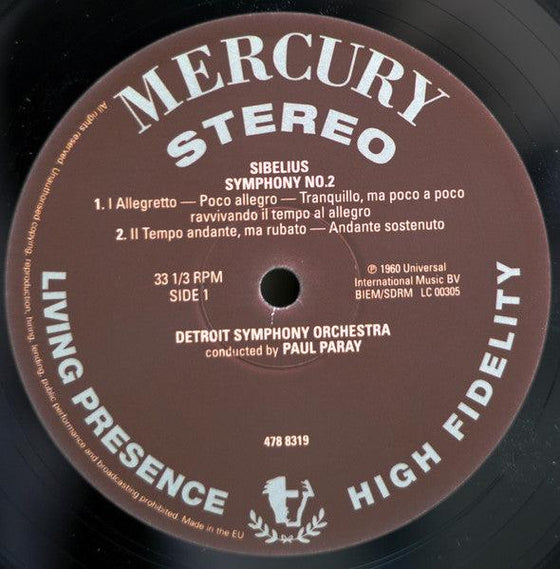 Sibelius - Symphony No. 2 - Paul Paray and the Detroit Symphony - AudioSoundMusic