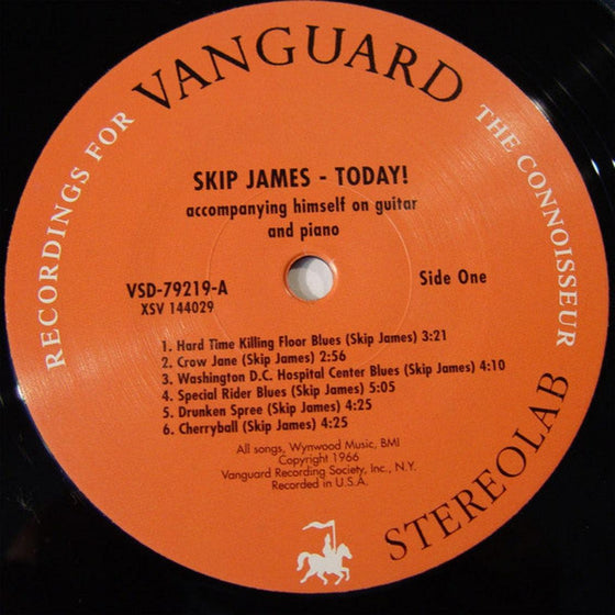 Skip James – Skip James Today! (Pure Pleasure) - AudioSoundMusic