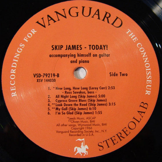Skip James – Skip James Today! (Pure Pleasure) - AudioSoundMusic