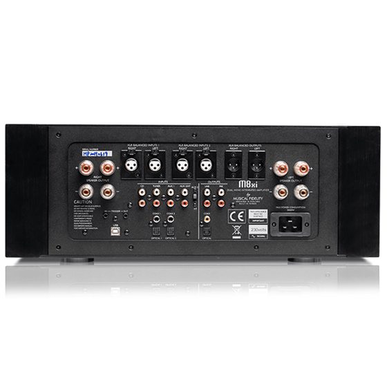 Solid State Integrated Amplifier MUSICAL FIDELITY M8XI (phono stage not included) - AudioSoundMusic