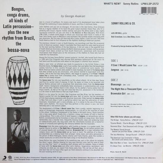 Sonny Rollins - What's new ? (ORG Music) - AudioSoundMusic
