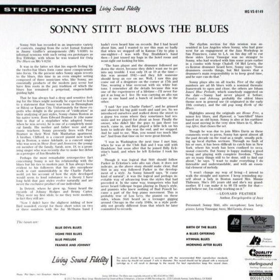 Sonny Stitt - Blows The Blues (2LP, 45RPM, 200g) - AudioSoundMusic