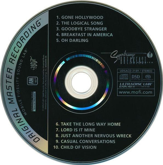 Supertramp - Breakfast In America (Hybrid SACD, Ultradisc UHR) - AudioSoundMusic