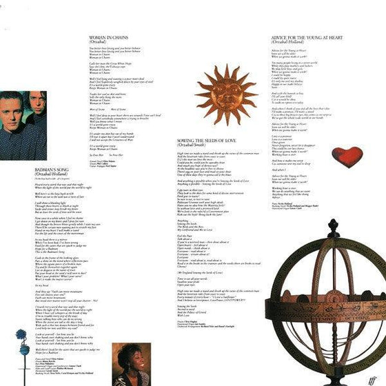 Tears For Fears – The Seeds Of Love (Ultra Analog, Half-speed Mastering, 140g) - AudioSoundMusic