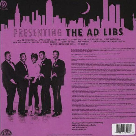 The Ad Libs - Presenting… The Ad Libs (Purple vinyl) - AudioSoundMusic