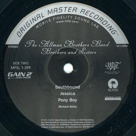 The Allman Brothers Band – Brothers And Sisters (Ultra Analog) - AudioSoundMusic