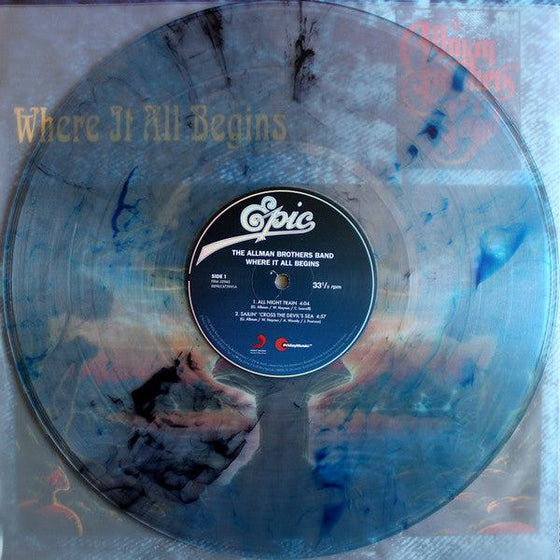 The Allman Brothers Band - Where It All Begins (2LP, Translucent Blue & Black Swirl vinyl) - AudioSoundMusic