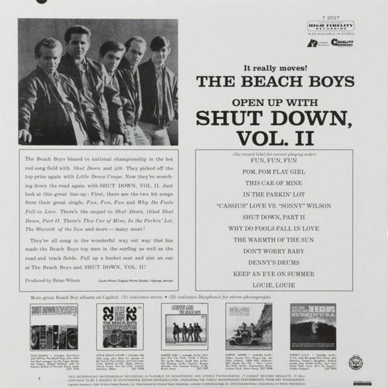 The Beach Boys - Shut Down Volume 2 (Stereo, 200g) - AudioSoundMusic
