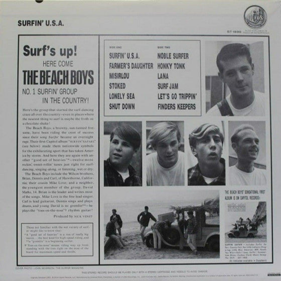 The Beach Boys - Surfin' USA (Stereo, 200g) - AudioSoundMusic