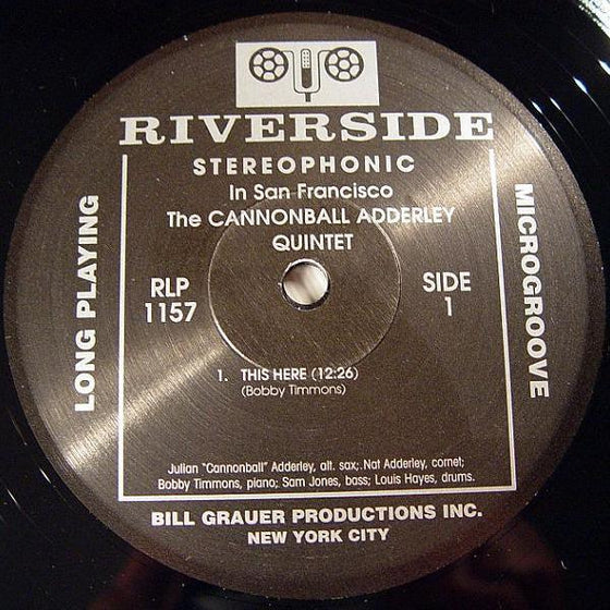 The Cannonball Adderley Quintet Featuring Nat Adderley – The Cannonball Adderley Quintet In San Francisco (2LP, 45RPM) - AudioSoundMusic