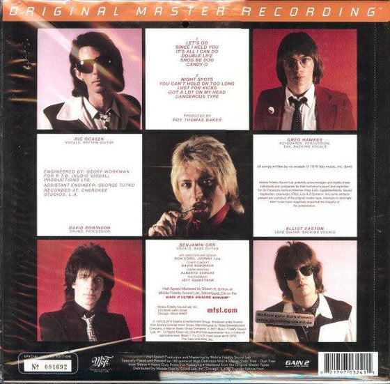 The Cars - Candy-O (Ultra Analog, Half-speed Mastering) - AudioSoundMusic