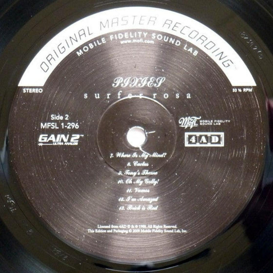 The Pixies – Surfer Rosa (Ultra Analog, Half-speed Mastering) - AudioSoundMusic