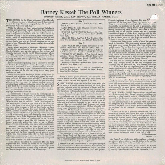 The Poll Winners - Barney Kessel with Shelly Manne & Ray Brown - AudioSoundMusic