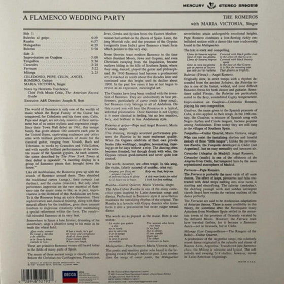 The Romeros with Maria Victoria - A Flamenco Wedding Party (Half-Speed Mastering) - AudioSoundMusic