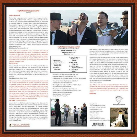 The Sophisticated Lady Jazz Quartet Volume 1 (45RPPM) - AudioSoundMusic