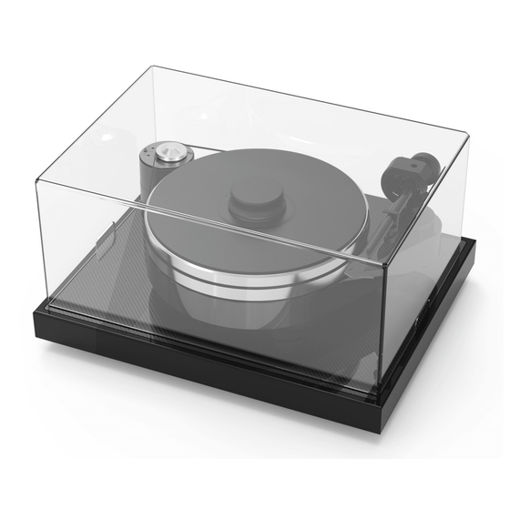 Turntable Dustcover - Pro-ject Cover it RPM 5 & 9 Carbon - AudioSoundMusic