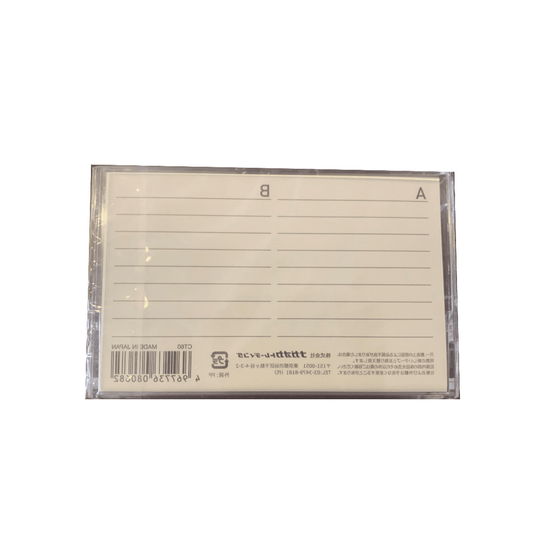 Unrecorded Cassette tape NAGAOKA CT60 - AudioSoundMusic