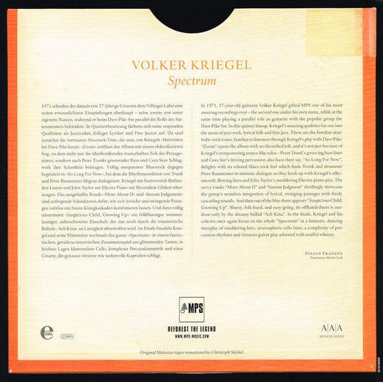 Volker Kriegel - Spectrum - AudioSoundMusic