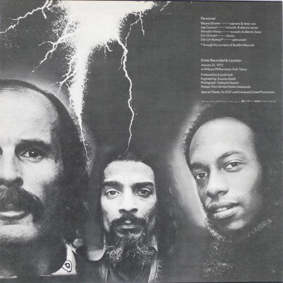 Weather Report - Live In Tokyo (2LP, Black vinyl) - AudioSoundMusic