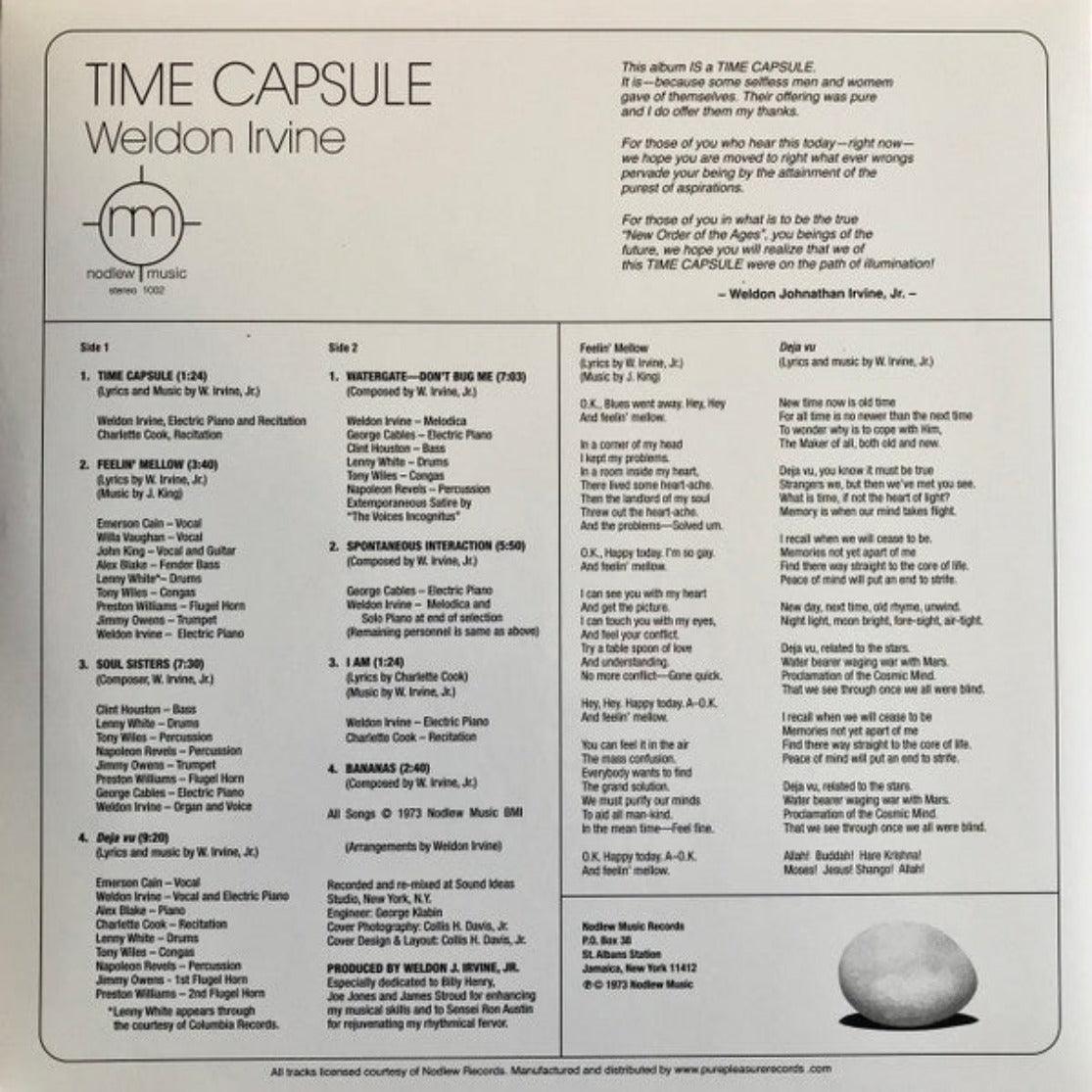 Weldon Irvine – Time Capsule – AudioSoundMusic