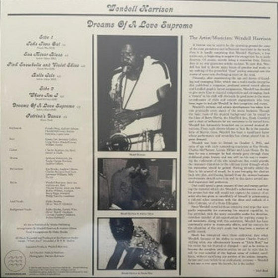 Wendell Harrison - Dreams Of A Love Supreme - AudioSoundMusic