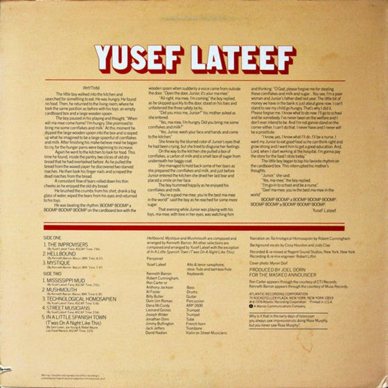 Yusef Lateef - The Doctor Is In...And Out - AudioSoundMusic